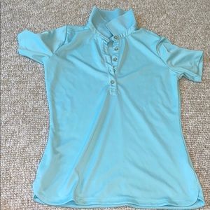 Nike golf teal women’s polo shirt